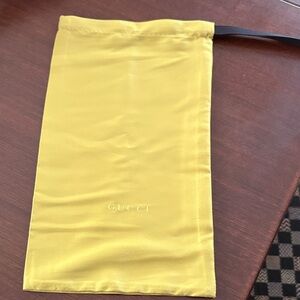 Gucci yellow Luxury Fabric gift bag